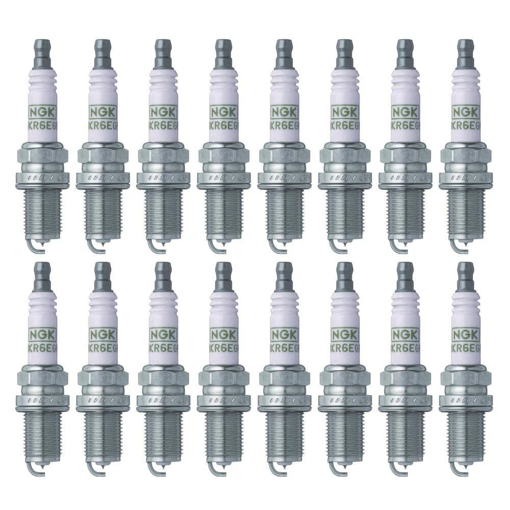Set of 16 NGK G-Power Platinum Spark Plugs (Gap 0.040) for