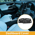 Dashboard Cover for Mercedes-Benz Vito (2015–2020) Dash Mat Black Red