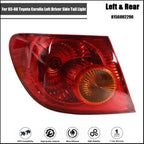 Left Outer Tail Light for Toyota Corolla (2005–2008)