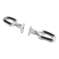Chrome Foot Pegs Footrest & Male Mount for Harley Touring (1993–Up)