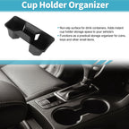 Center Console Cup Holder Organizer for Honda Accord (2023–2025) TPE Black