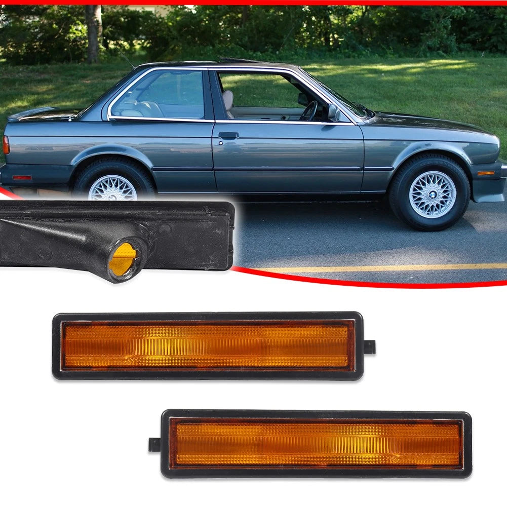 Amber Side Marker Lights for BMW E30, E34, E32