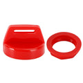 Red Ignition Key Cover with Nut for Polaris RZR XP 1000 900 800 Ranger Sportsman (2014–2021)