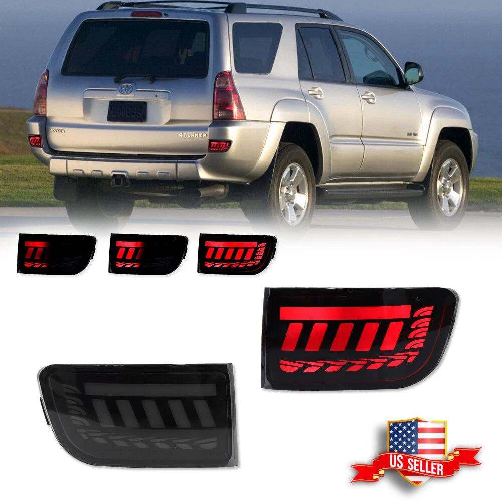 Smoke LED Rear Bumper Reflector for Toyota 4Runner (2003–2005)