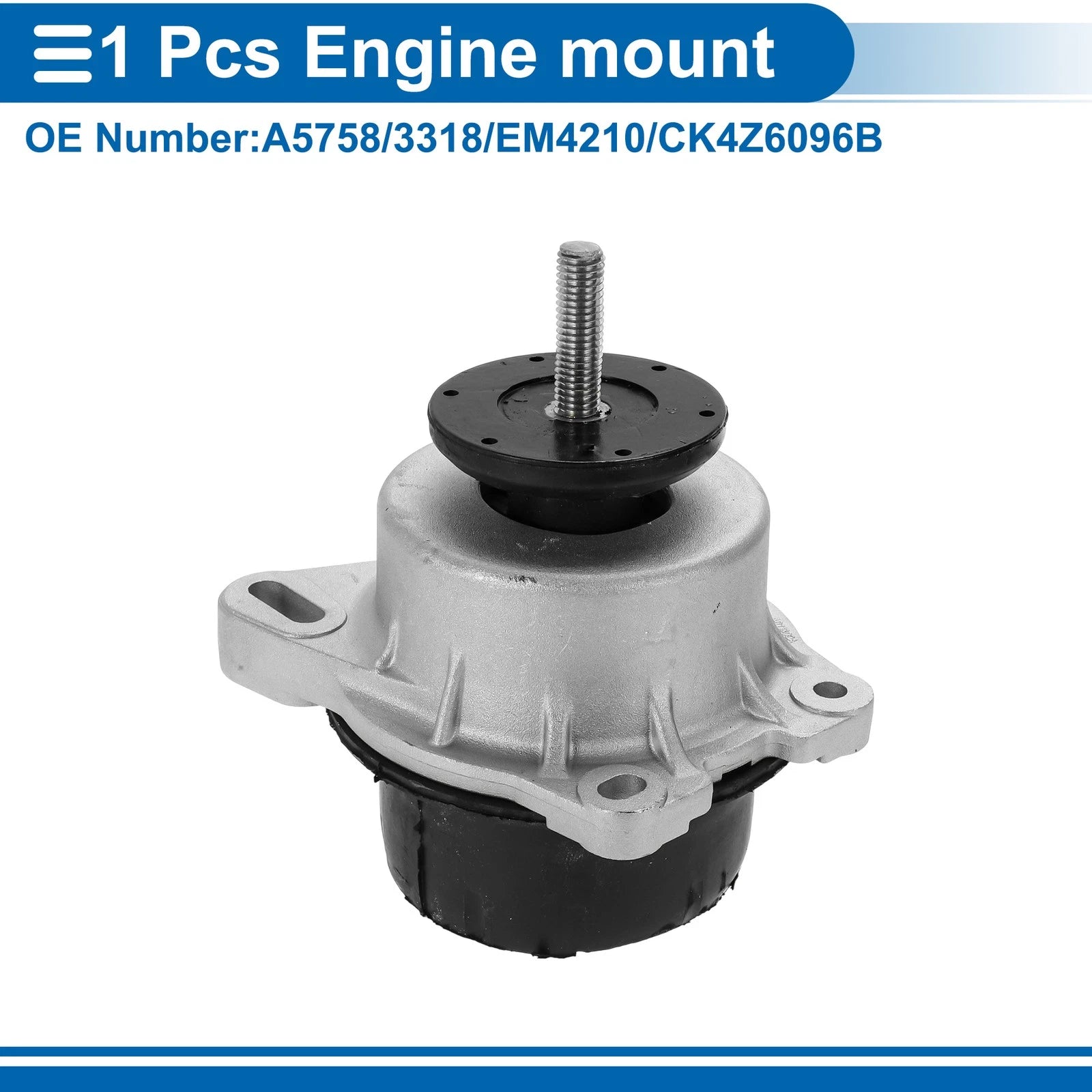 2X Engine Motor Mount No.A5758/3318/EM4210 for Ford Transit 150 (2015–2023)