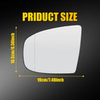 Left Side Mirror Glass for BMW X5 X6 (2007â2019) with Auto Dimming