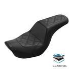 Gel Seat for Harley Low Rider, Street Bob (2006–2017)