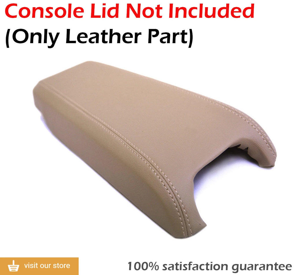 Center Console Armrest Cover for Mazda CX-7 (2007–2012) Beige PVC Leather