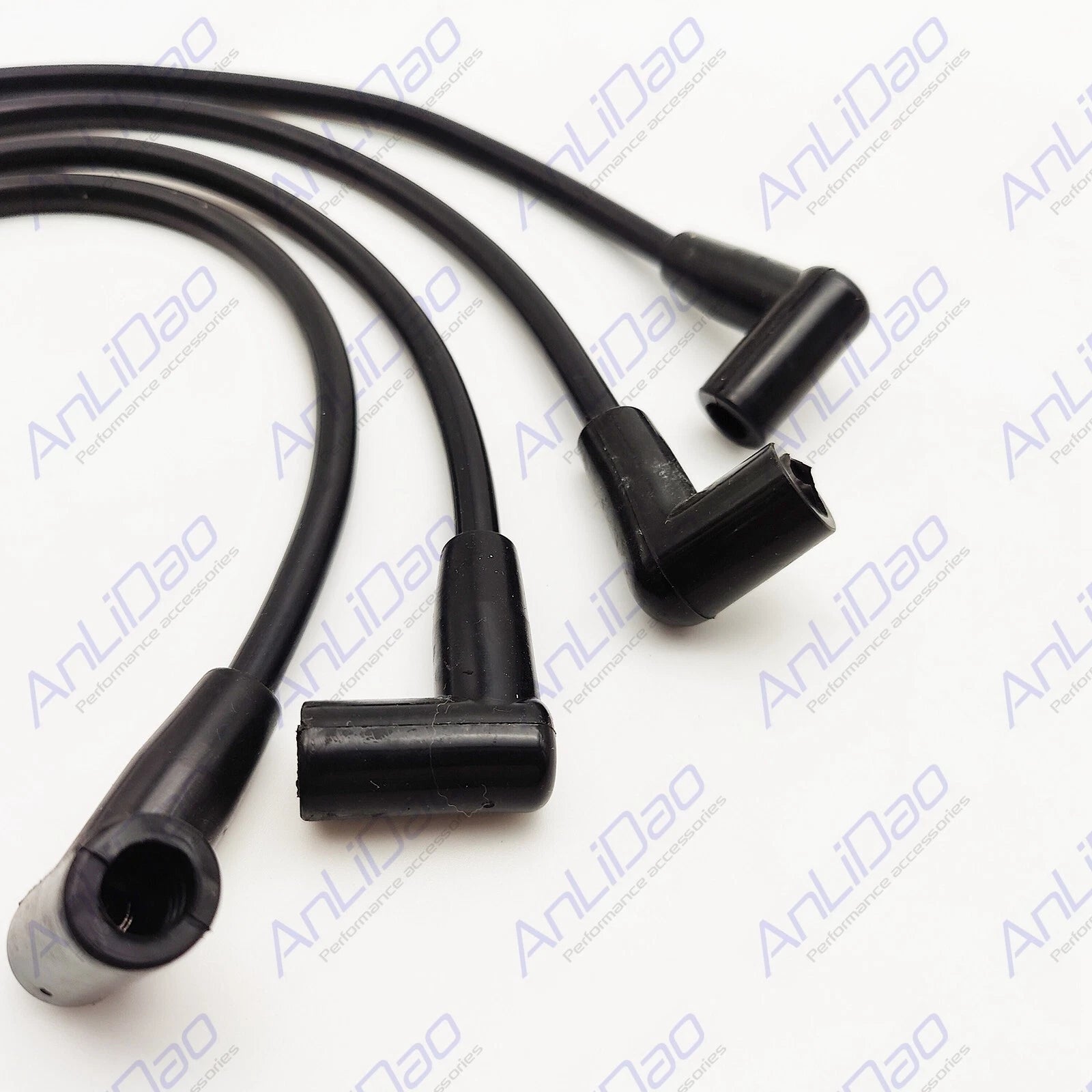 Set of 4 Ignition Spark Plug Wires for Johnson V4 (60°) 584919 584123 3014