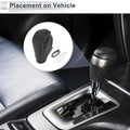 Gear Shift Knob Cover for BMW 3 Series (2004-2012) Black Grey Faux Leather
