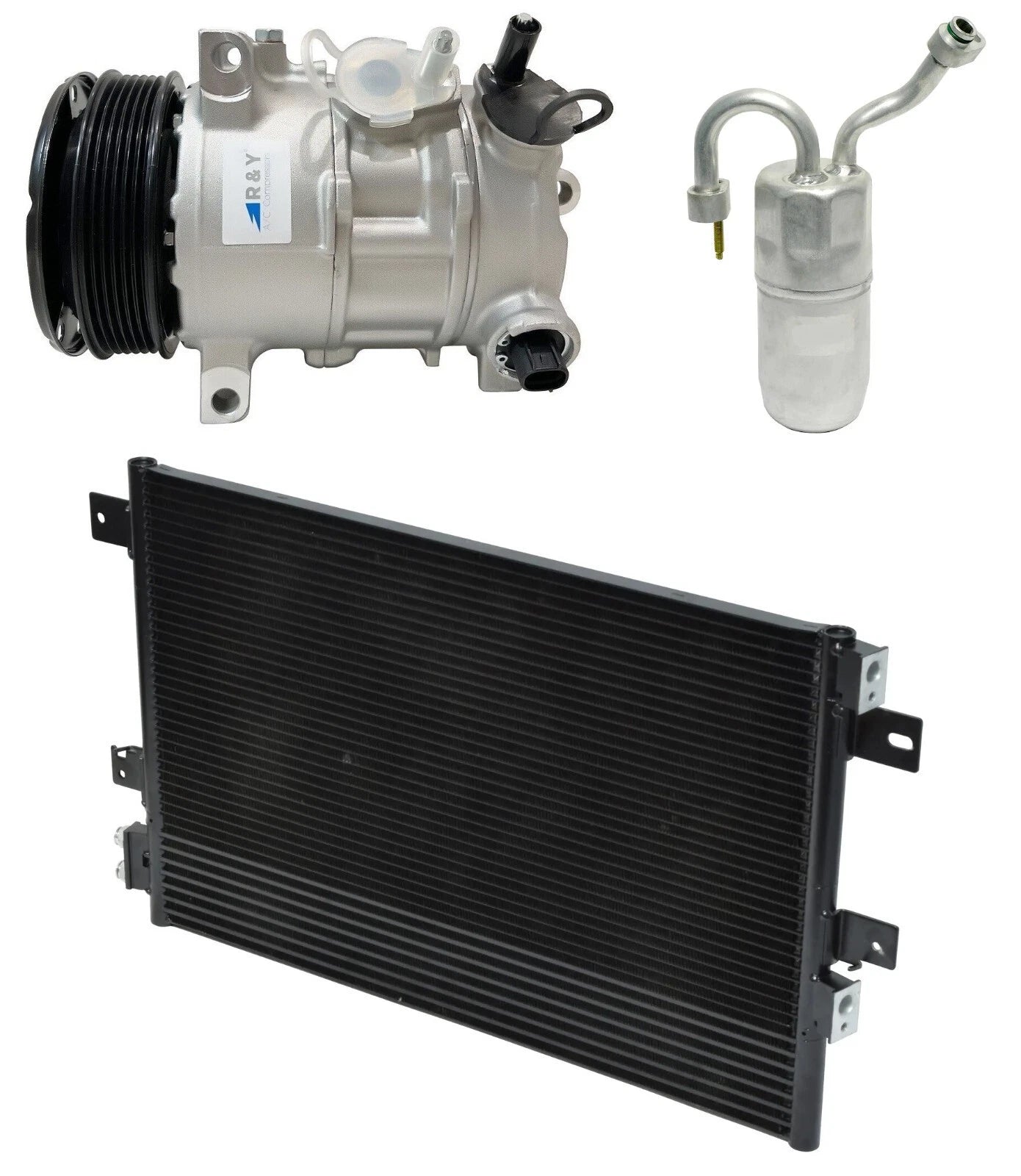 AC Compressor Kit With Condenser for Chrysler Sebring 2.4L (2007-2010)