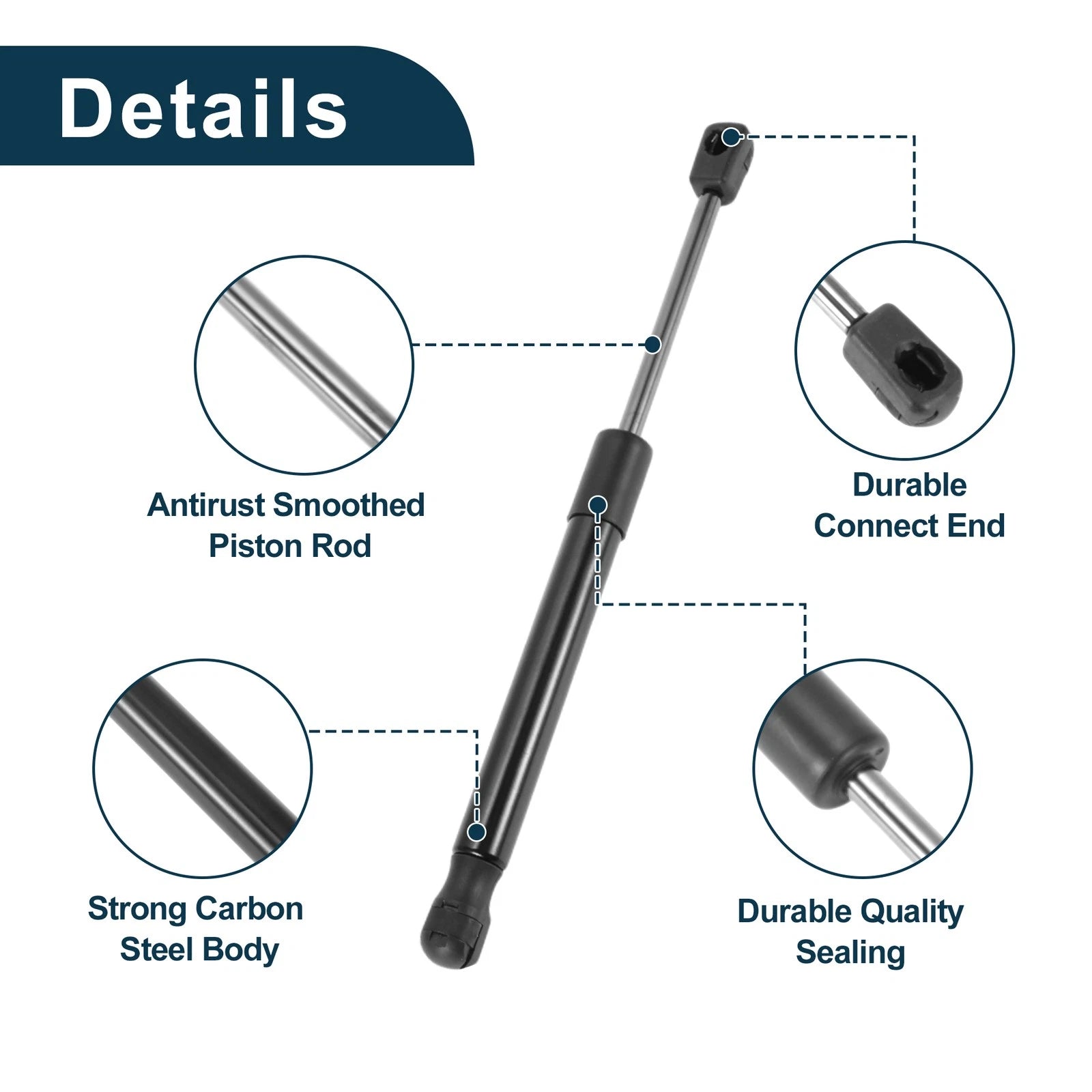 Upgrade Tailgate Lift Supports Struts 04589645AA for Dodge Challenger (2008–2021)