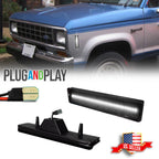 Smoke Lens White LED Front Side Marker Lights for Ford F150 F250 F350