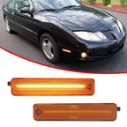2X Amber Lens LED Front Side Marker Lights for Pontiac Sunfire (2000–2005)