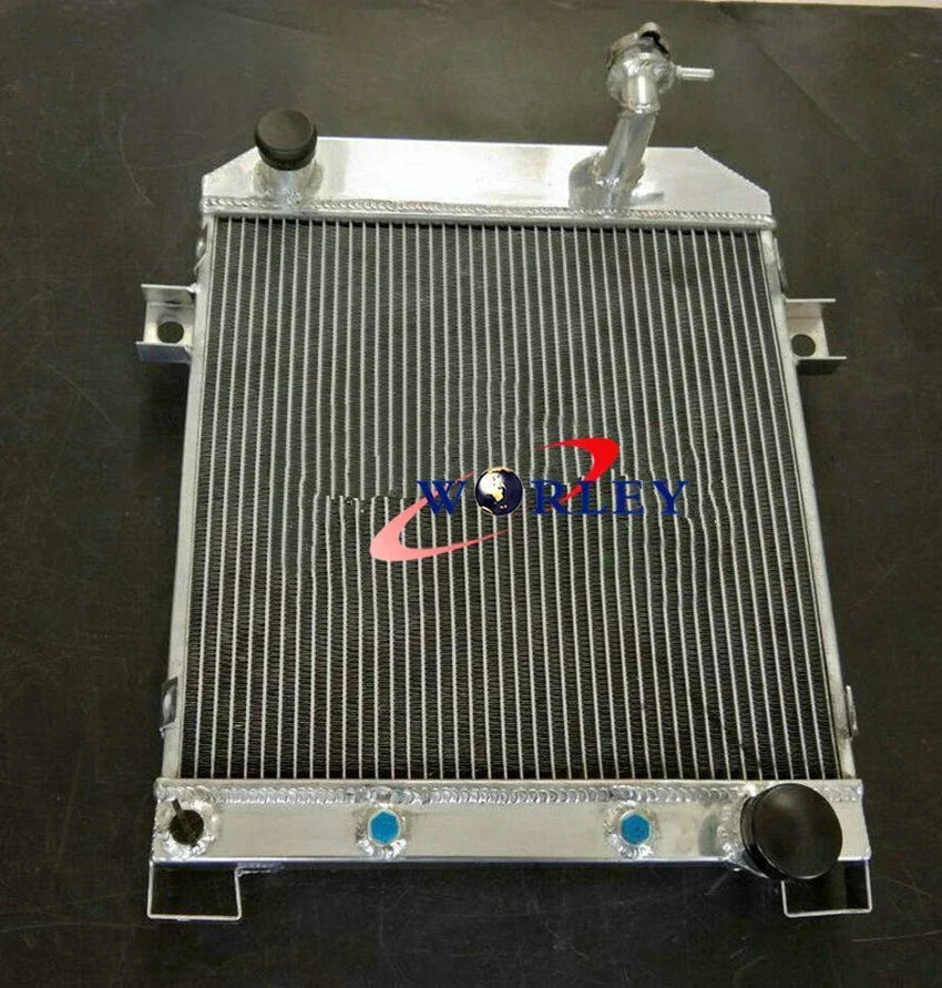 Aluminum Radiator & Fan for Jaguar Mark 2 MK2 Daimler 2.5 V8 (1962-1967)