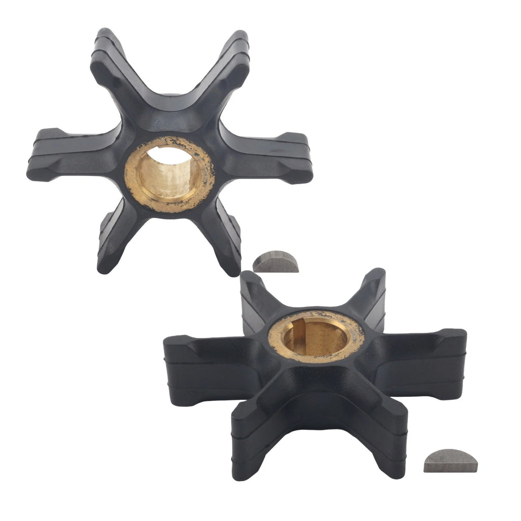 Water Pump Impeller & Key for Evinrude Johnson Outboard 55-75 HP (0382547)