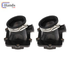 2PC Carburetor Intake Manifold Boot for Ski-Doo 600 (420867882, 420867880)