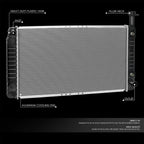 Aluminum Core Racing Radiator DPI2712 for Chevrolet Express/Savana 1500/2500 (2003–2005)