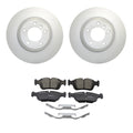 Set of 2 Hella Front Rotors & Bosch QuietCast Pads for BMW E85 E86 (2000–2006)