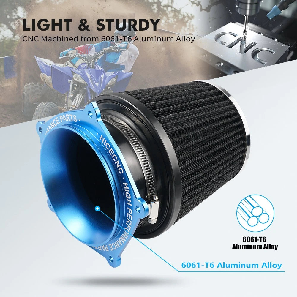 Air Filter Intake Adapter Kit for Yamaha YFZ450X (2010–2011), YFZ450R (2009–2025)
