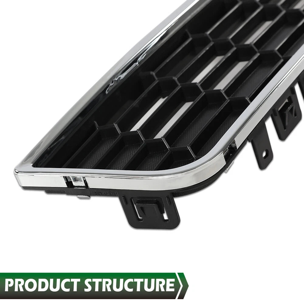 Front Bumper Upper Grille for Chevrolet Sonic (2012–2016) with Chrome Trim