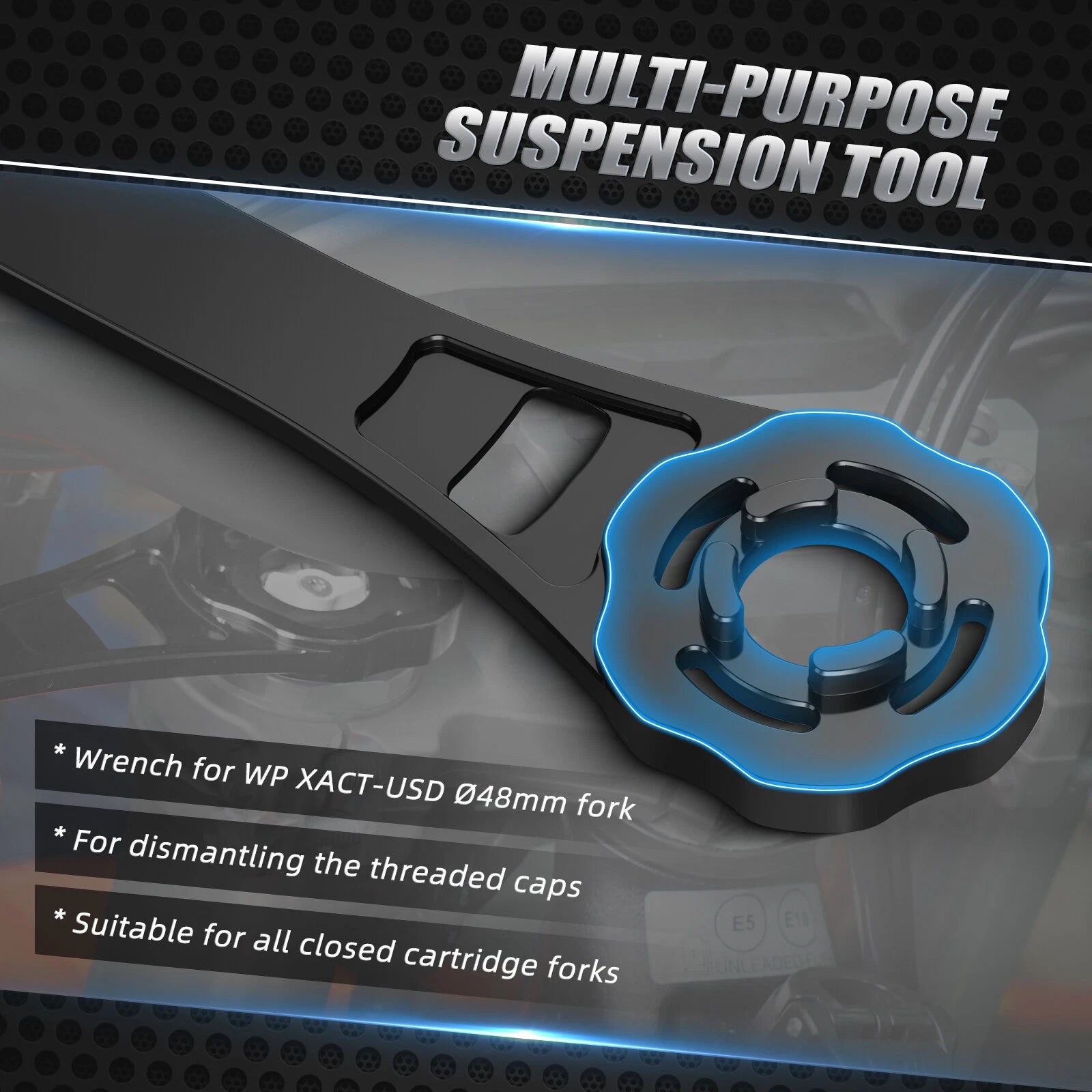 48mm WP Fork Cap Suspension Wrench Tool for KTM 125 250 350 450 EXC XCW (2024)