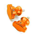 2X Swingarm Sliders for Honda CBR600RR (2003–2017) - 8mm, Orange