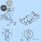 Clamp Collar for Various Shaft Sizes (6mm to 40mm)
