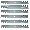 6PK Mulching Blades for Hustler Mowers (Fits 601124, 797704, MB12733)