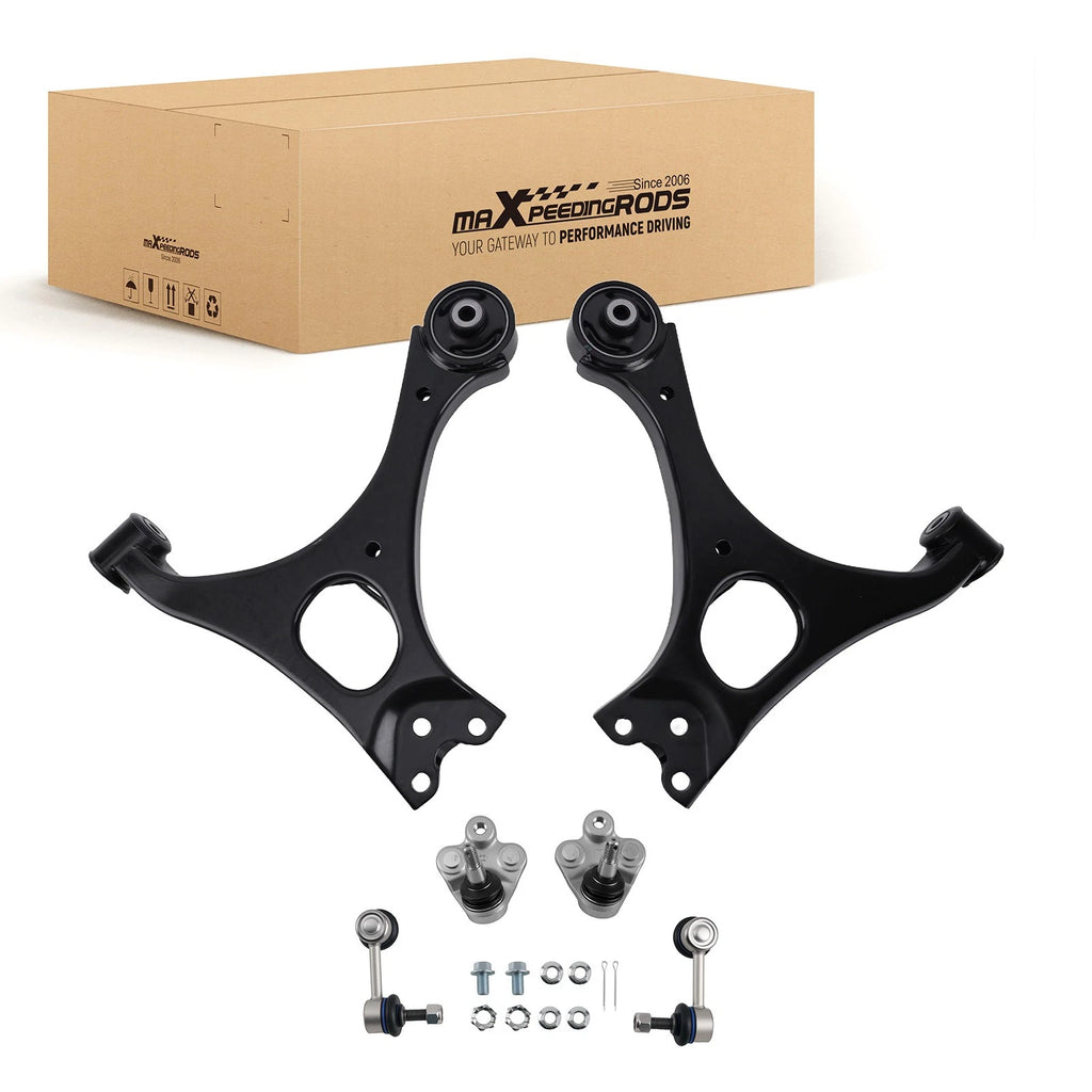 Set of 6 Front Lower Control Arms Sway Bar Links for Honda Civic (2006–2011)