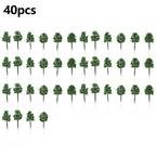 Set of 40 Model Trees for N Gauge Railway Scenery Layout