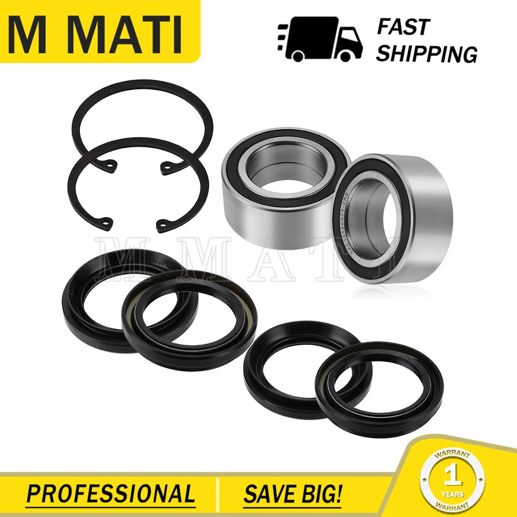 Rear Wheel Bearings & Seals Kit for Honda Rincon 680 TRX680FGA (2006–2009)