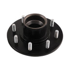 Set of 8 Steel & Cast Iron 6.5 Lug Wheels for Shipping Container (8000LB)