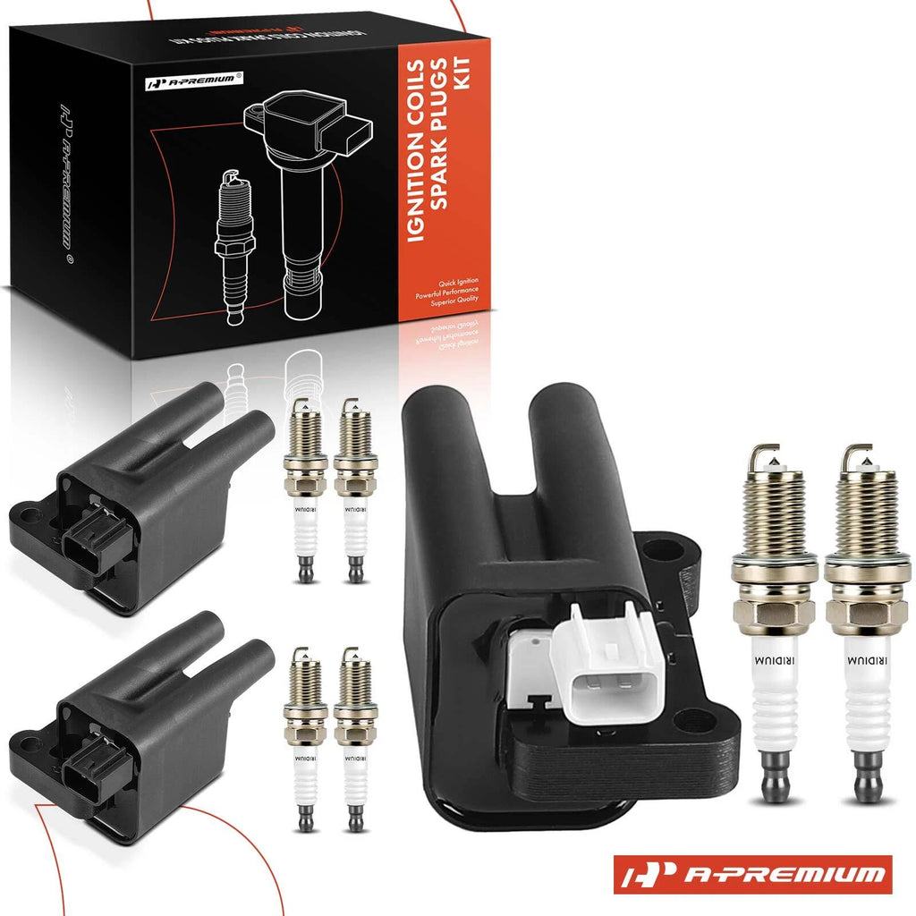 3X Ignition Coil & 6X Iridium Spark Plug for Mitsubishi 3.5L 