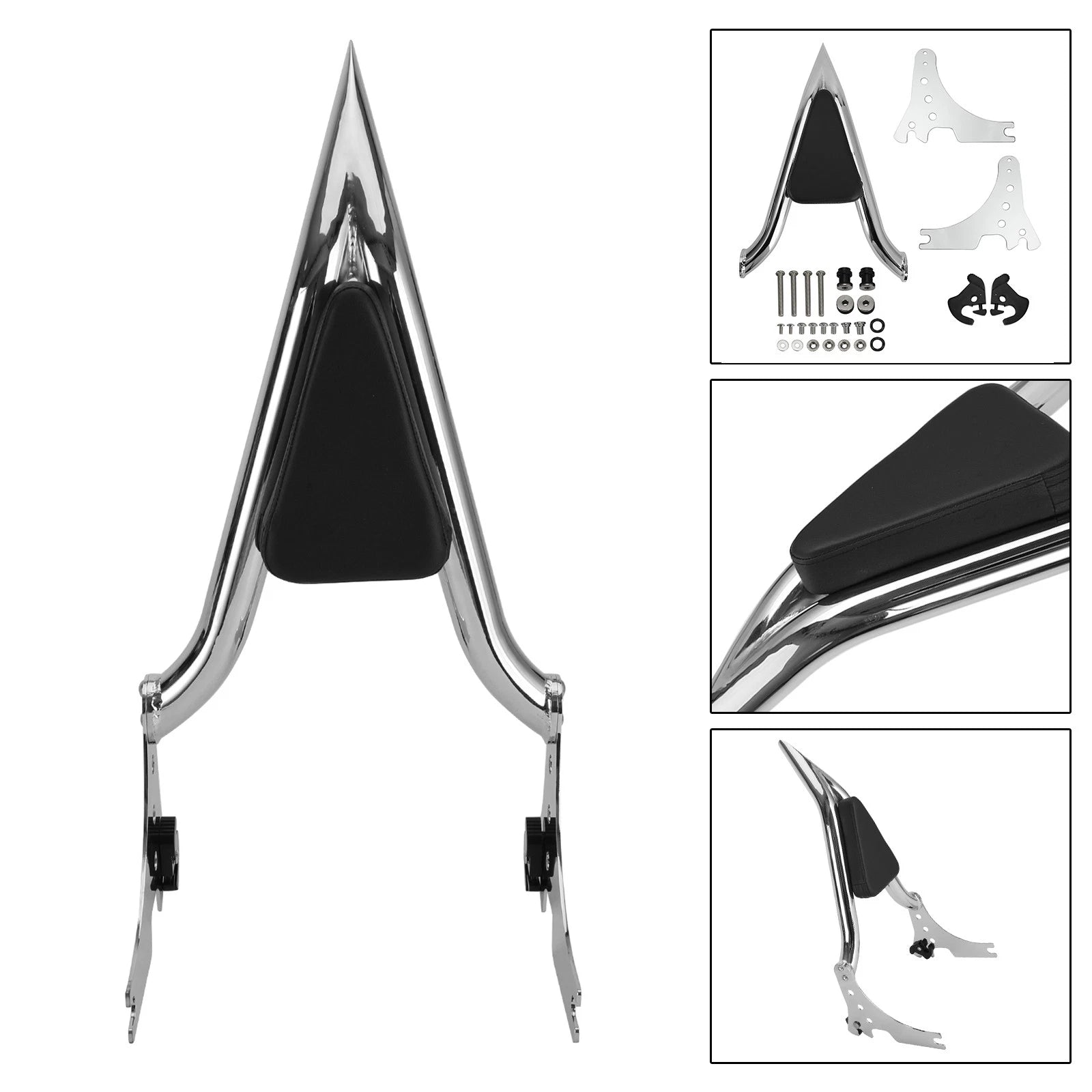 Passenger Backrest for Sportster XL883 C/R XL1200R XLH883 XLH1200 (2004–2020)