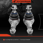 2X Front Lower Ball Joints for Mercedes-Benz W204 CLS400 CLS550 E250 (2009–2016)