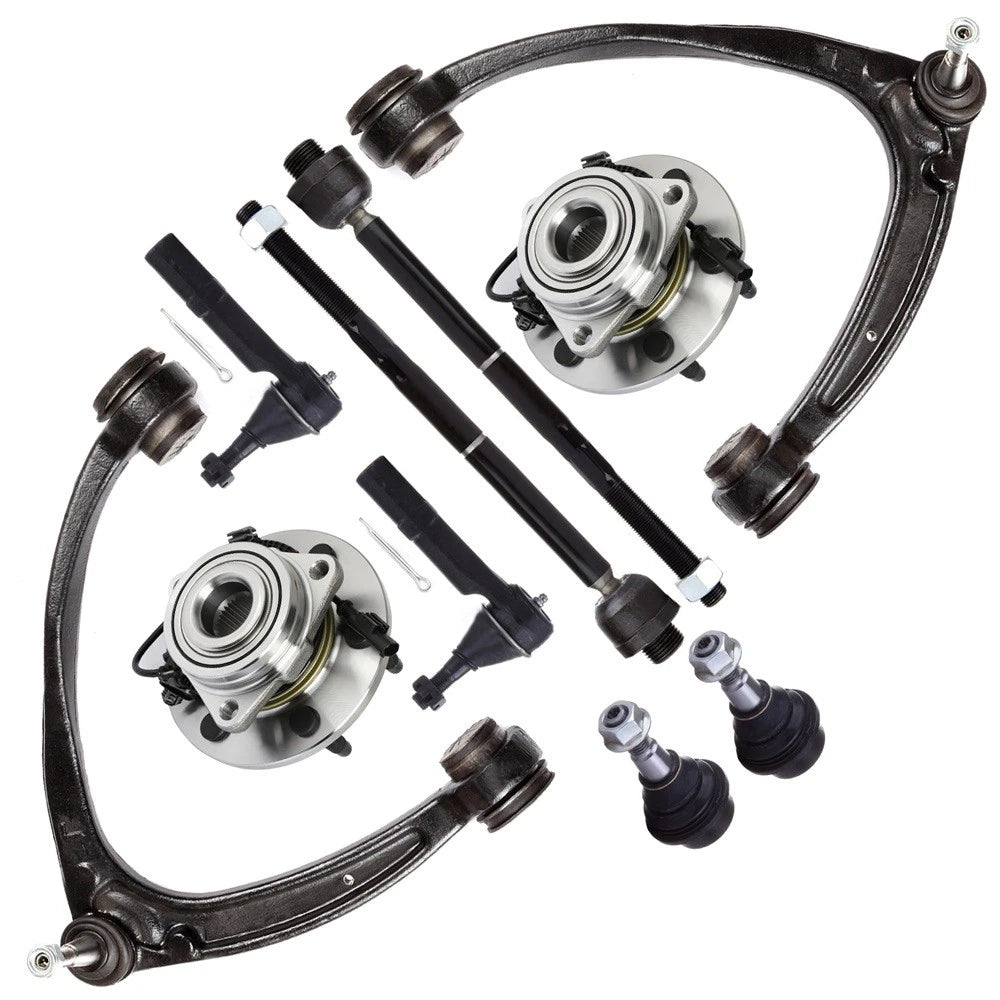 Front Control Arm Wheel Bearing Tie Rod Kit for Chevy Silverado 1500 (2007–2013)