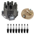 Distributor Rotor Cap & Spark Plugs Kit for Chevy El Camino V8 (1971)