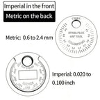 Spark Gap Gauge for Motorcycles (Clear Engraved Scale)