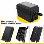 12-Slot Relay Fuse Holder for Universal Applications (ATC/ATO Fuses)