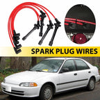 Spark Plug Wire Set for Acura Integra (1990–2001), Honda CR-V (1997–2001), Civic (1992–2000)