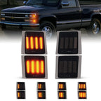 Dynamic Smoked LED / Corner Turn Signal for Chevy C/K Silverado Suburban (1973–1987)