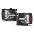 Projector Headlights Lamp LED for Chevy Silverado 1500 2500 3500 HD (2007–2013)