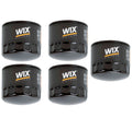 Set of 5 WIX Engine Oil Filters (Spin-On) for Various Makes Models
