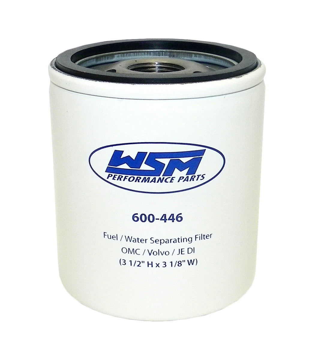 WSM Fuel Water Separator Filter 10 Micron for Johnson Evinrude 75-300 HP (600-446)