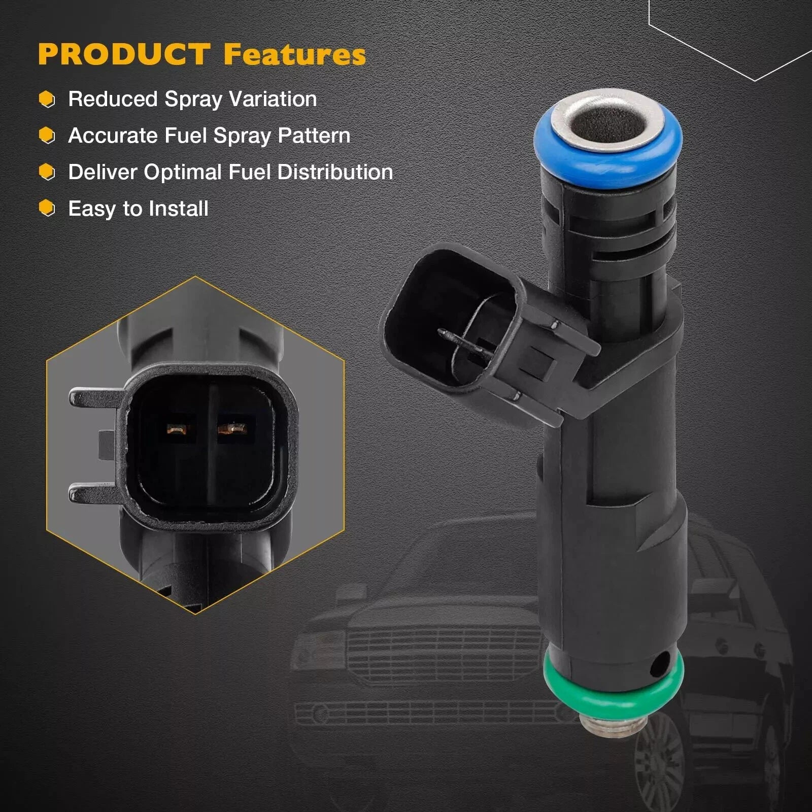8x FJ817 Fuel Injector Set for Ford F150 F250 F350 Lincoln Navigator (2005–2007)