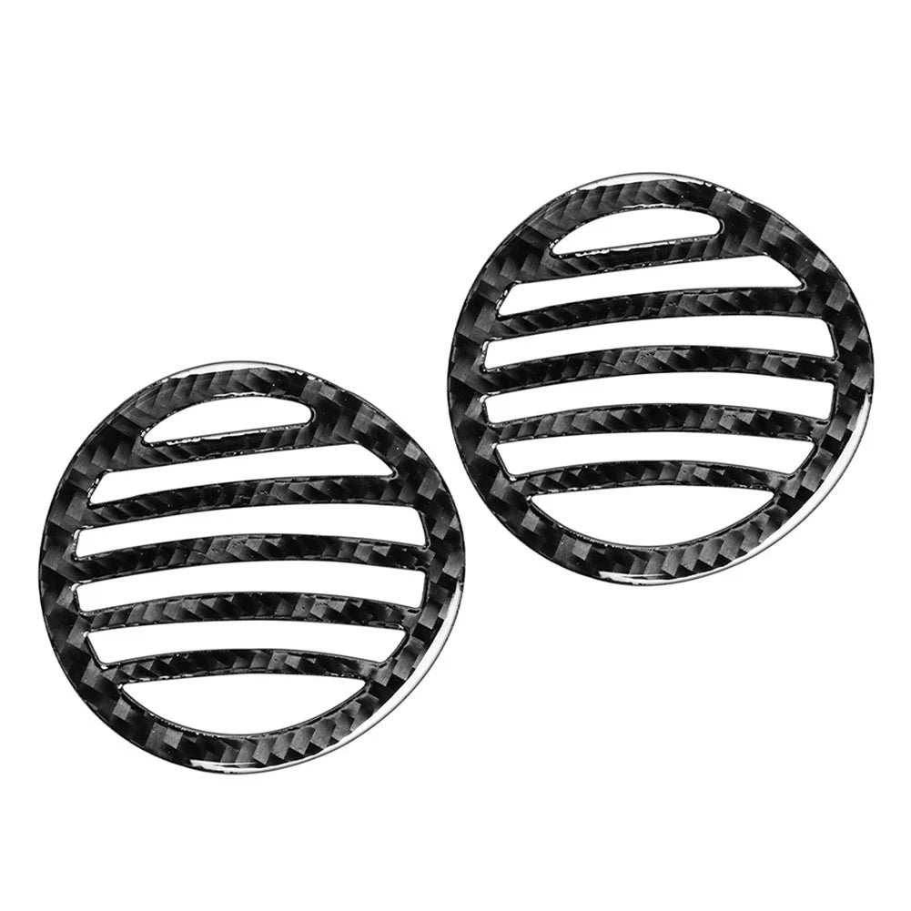Dashboard Defogger Air Vent Panel Cover Trim for Fiat 500 (2012–2015) Black