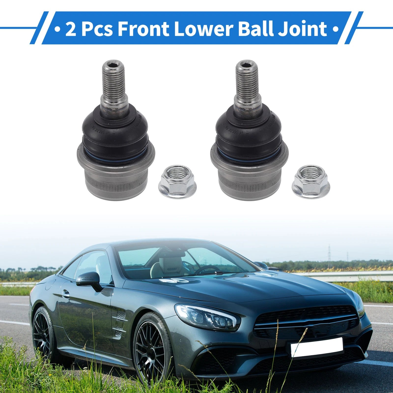 2X Front Lower Ball Joints for Mercedes-Benz SL550 (2007–2012) No.K500056