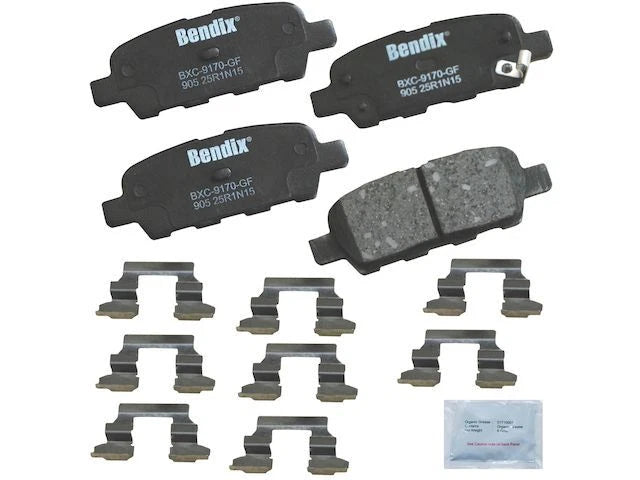 Set of 4 Rear Brake Pads for Suzuki Grand Vitara (2007–2008) VK392NV