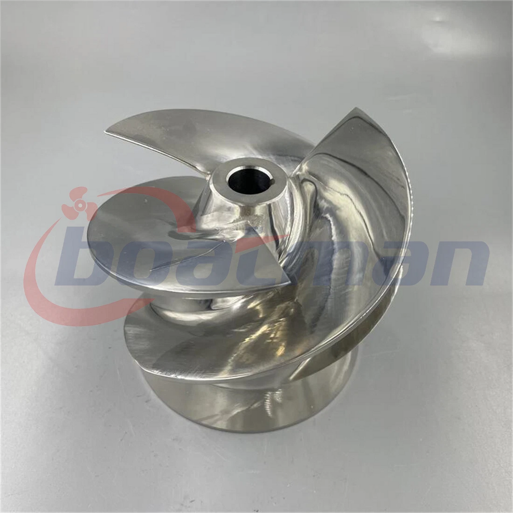 5 7/8" Stainless Outboard Jet Impeller 1678 + Flanged Liner for Yamaha Suzuki (30 hp)